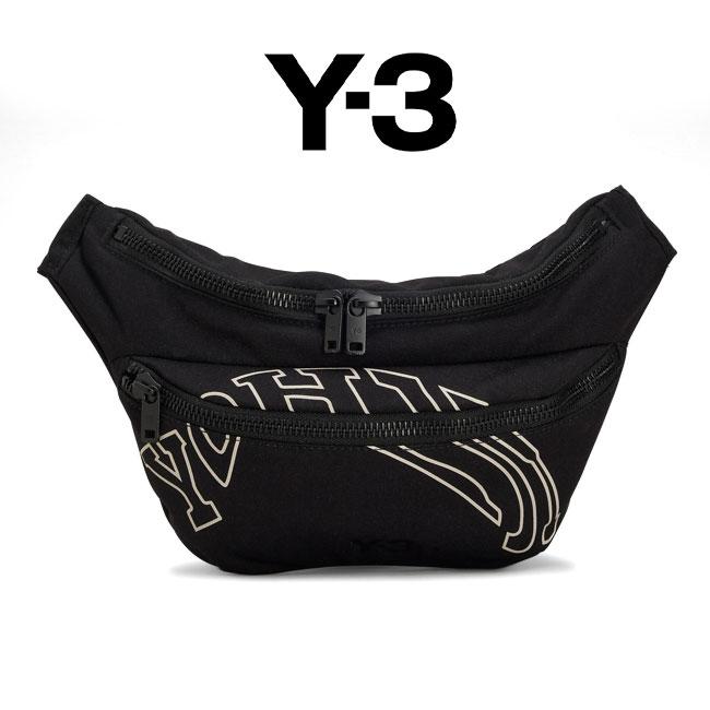 Y-3 ワイスリー YOHJIロゴ クロスボディ ショルダーバッグ IN2395 黒