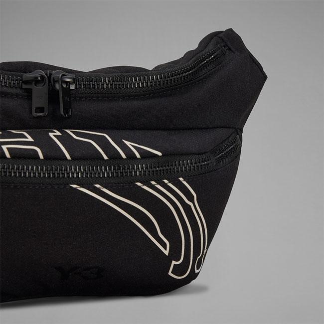 Y-3 ワイスリー YOHJIロゴ クロスボディ ショルダーバッグ IN2395 黒