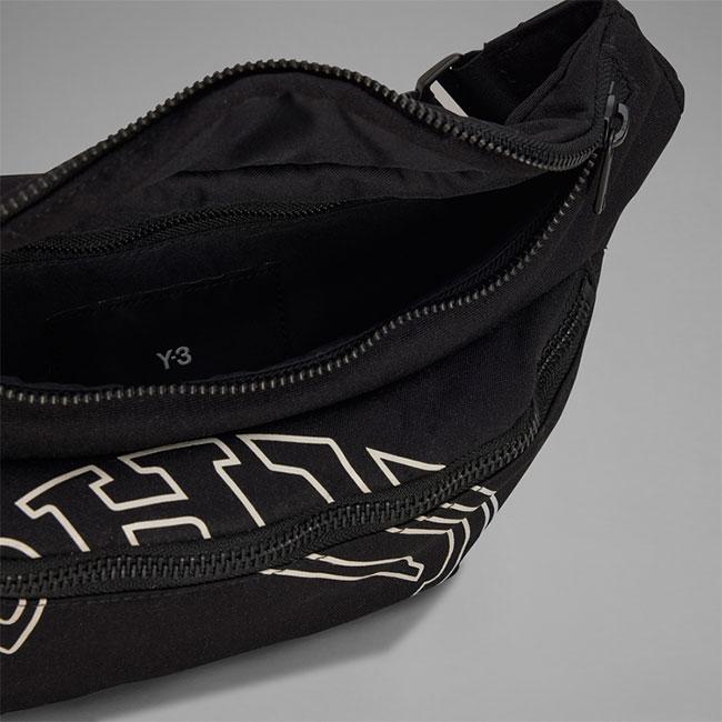 Y-3 ワイスリー YOHJIロゴ クロスボディ ショルダーバッグ IN2395 黒