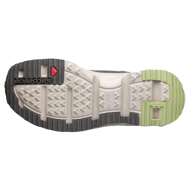 SALOMON RX SLIDE レザー 26cmグレー スリッポン SALOMON SNEAKERS サロモンスニーカーズ RX SLIDE 3.0 リカバリー