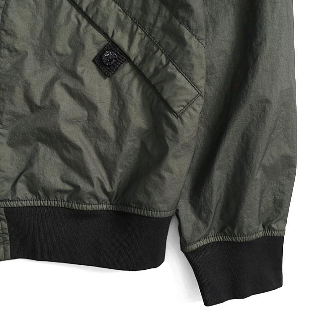 ストーンアイランド ガーメントダイMA-1 ボンバージャケット S カーキ Stone Island ストーンアイランド ガーメントダイ MA-1 ミリタリー