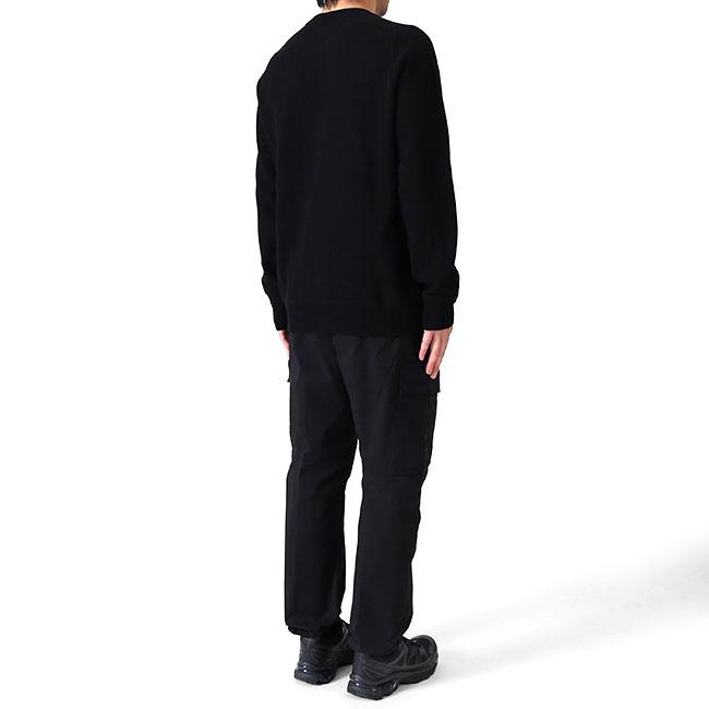 Stone Island ストーンアイランド ガーメントダイ テーパード カーゴパンツ K1S153100313 K2S153100031 S0010 黒 メンズの画像