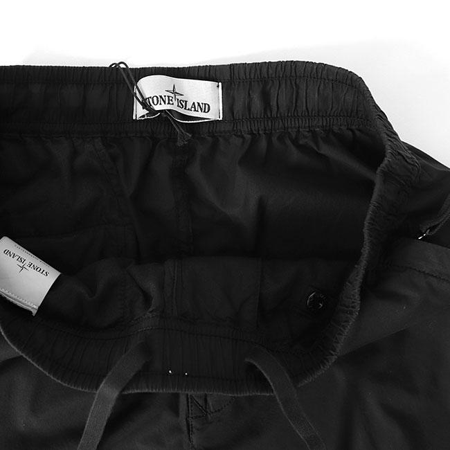 Stone Island ストーンアイランド ガーメントダイ テーパード カーゴパンツ K1S153100313 K2S153100031 S0010 黒 メンズの画像