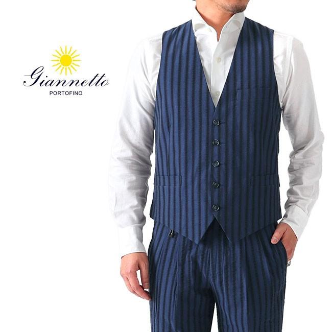 Giannetto ジャンネット　ペイズリー スーツベストITALY製 Giannetto ジャンネット ペイズリー スーツベストITALY製