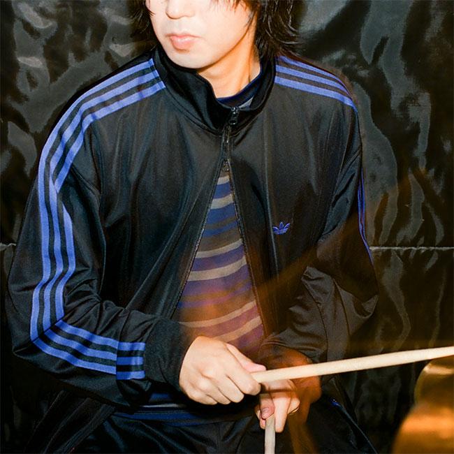 adidas ベッケンバウアー　ベロア　トラックジャケット　S ベッケンバウアー ベロア トラックジャケット ナイトインディゴ