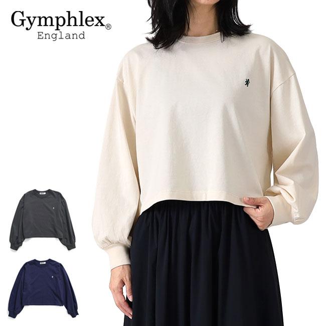 GYMPHLEX ジムフレックス パフスリーブ ショート丈 ロンT GY-C0481 CPJ