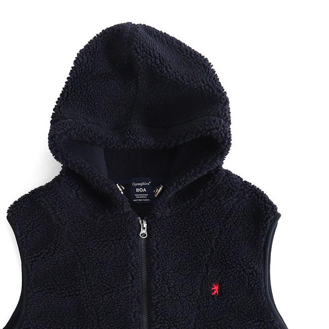 archive ギミック　ビックフード　ダブルジップ　フードベスト 00s FUGA アーカイブ ギミック ビッグフードベストY2Kパンク