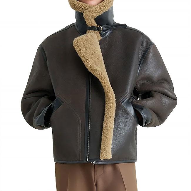 LEMAIRE ルメール ラムレザー シアリングコート ムートンジャケット