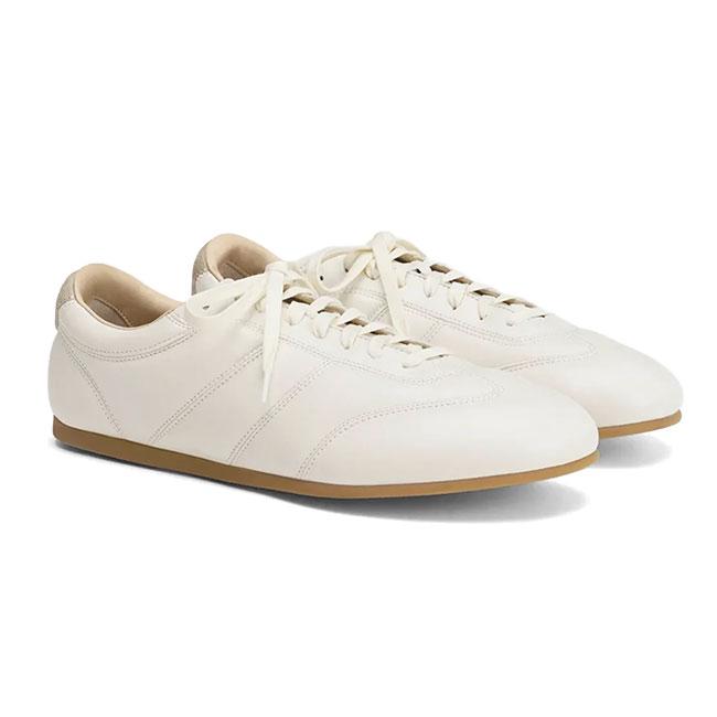 [SALE] LEMAIRE ルメール ラムスキンレザー ソフトランナーシューズ FO0227 LL0023 白 ホワイト メンズの画像