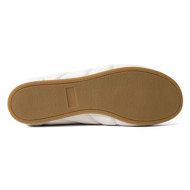 [SALE] LEMAIRE ルメール ラムスキンレザー ソフトランナーシューズ FO0227 LL0023 白 ホワイト メンズの画像