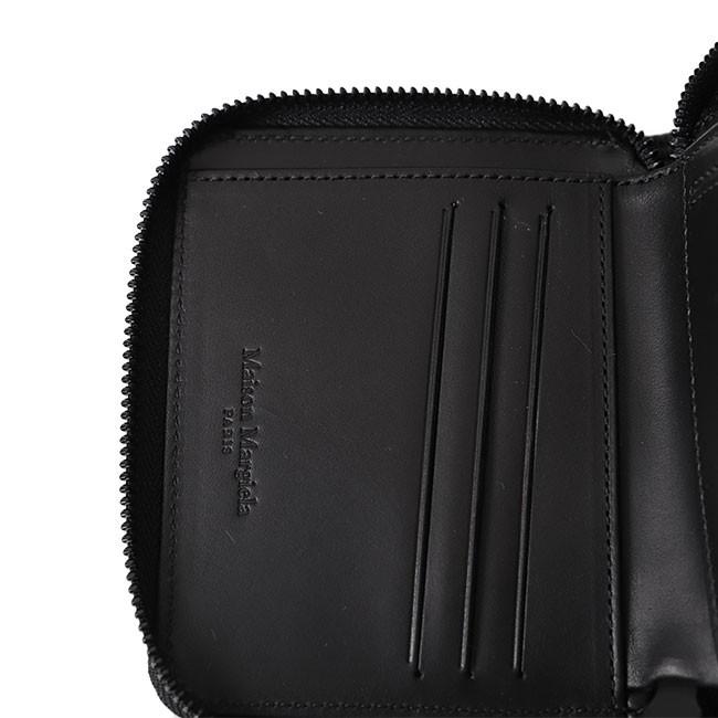 MaisonMargielaマルジェラ 二つ折り財布 グレインレザー Maison Margiela メゾンマルジェラ グレインレザー ラウンド