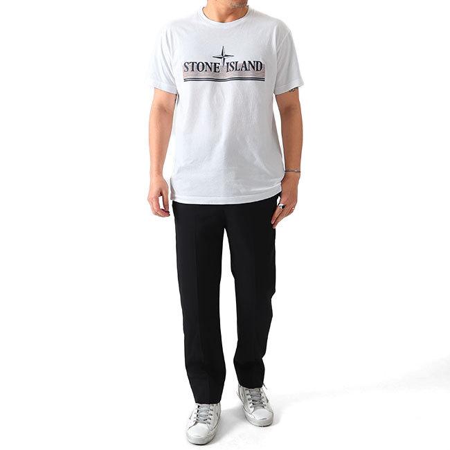 Stone Island ストーンアイランド グラフィック ロゴTシャツ 2NS92