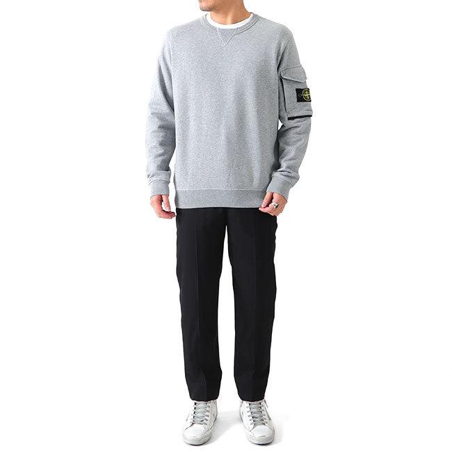Stone Island ストーンアイランド ロゴパッチ クルーネック スウェット