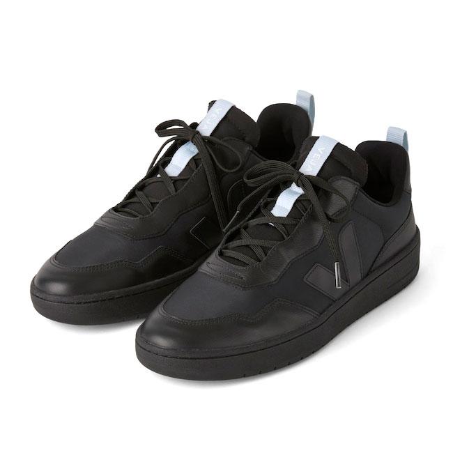 CFCL × VEJA シーエフシーエル ヴェジャ V-90 レザースニーカー 黒
