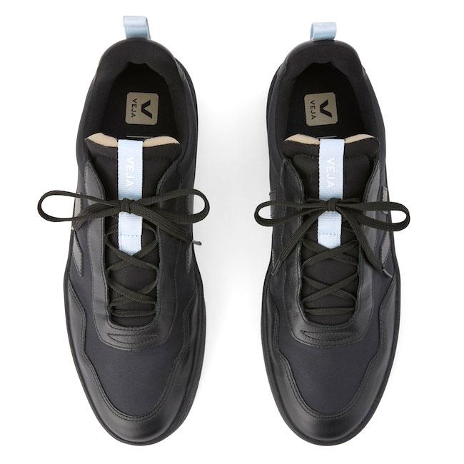 CFCL × VEJA シーエフシーエル ヴェジャ V-90 レザースニーカー 黒