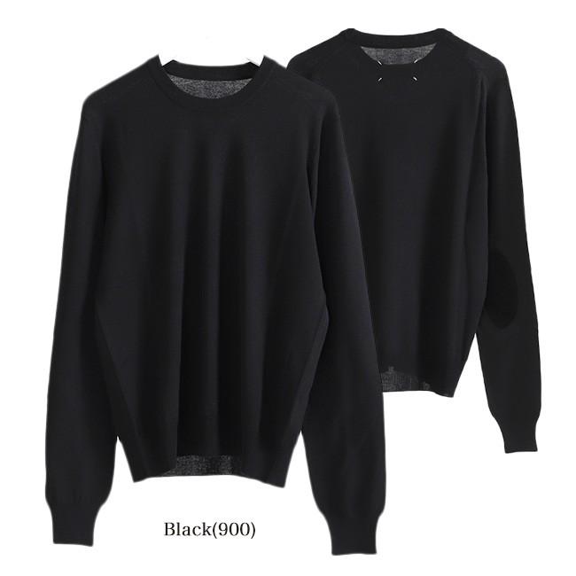 VIP SALE【Maison Margiela】エルボーパッチウールセーター Maison Margiela メゾンマルジェラ エルボーパッチ ウール