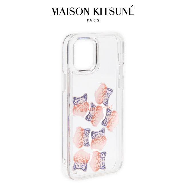 [SALE] Maison Kitsune メゾンキツネ ビッグフォックスヘッド リキッドアクア クリア iPhone12&12pro ケース IU06828AP0004 アイフォン プレゼント｜golden-state