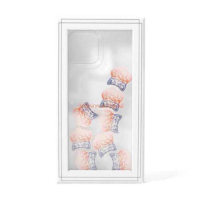 MAISON KITSUNE&#39; - 【新品】メゾンキツネ iPhone12/12Pro ケース ユニセックス クリア MAISON KITSUNÉ - 【IPHONE 12/12PRO】対応ケース - CHILLAX FOX