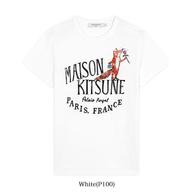 Maison Kitsune × OLYMPIA メゾンキツネ オリンピア パレロワイヤル ROSE コラボ Tシャツ IW00167KJ0008 半袖Tシャツ レディース｜golden-state｜03