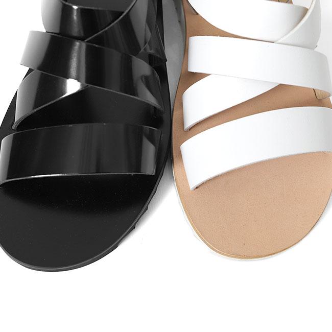 Paraboot 編み込みブラックサンダル Paraboot｜イベリスIBERIS グルカサンダル レザーサンダル