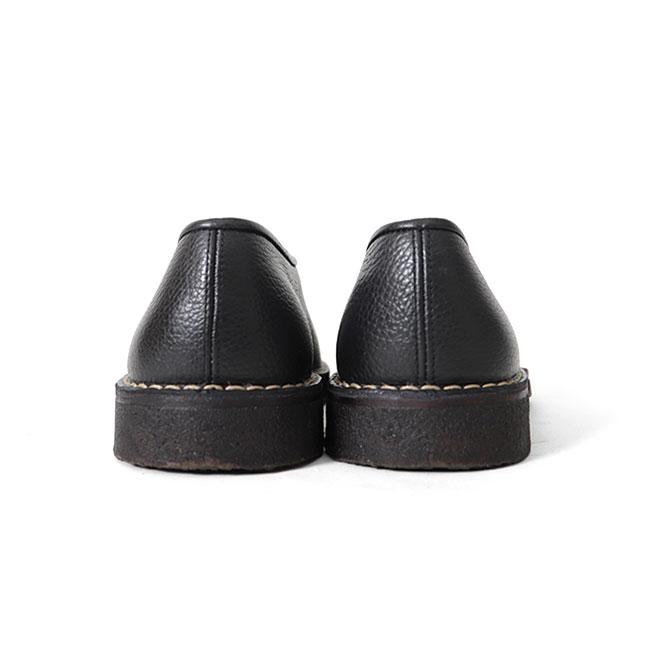 LEMAIRE ルメール PIPED CREPE SLIPPERS スクエアトゥ レザー