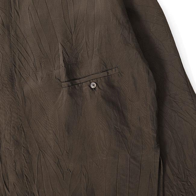 [SALE] LEMAIRE ルメール シルクタッチ スタンドカラー ボクシーシャツ SH1076 LF1024 長袖シャツ メンズの画像