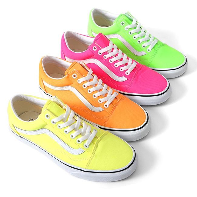 大人気☆VANS☆Washedのネオングリーンがあざやか♪スニーカー☆ VANS バンズ ネオンカラー オールドスクール Old Skool