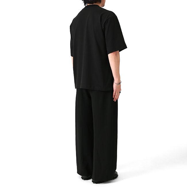MARNI マルニ モヘアパッチ ロゴTシャツ HUMU0223S1 UTC406 黒