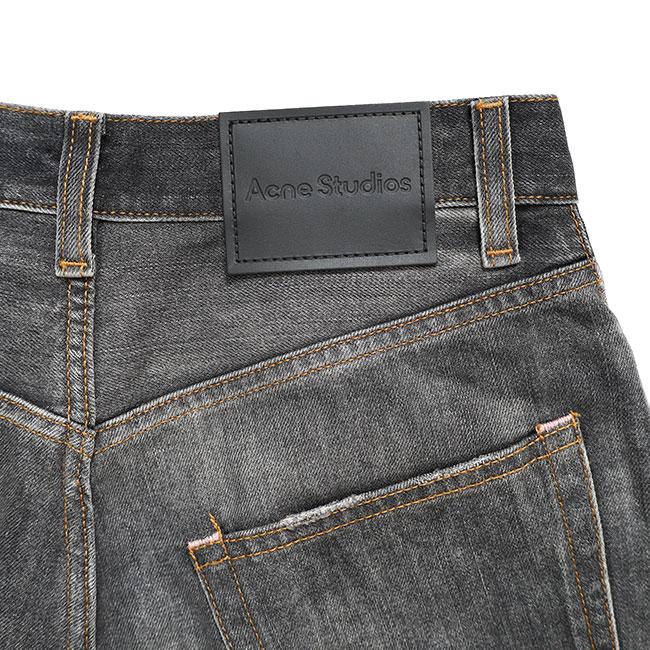 Acne Studios アクネストゥディオズ ペイント ルーズフィット ブラックトラファルガー ジーンズ 2023 U Black Trafalgar ジーパン デニム メンズ レディースの画像