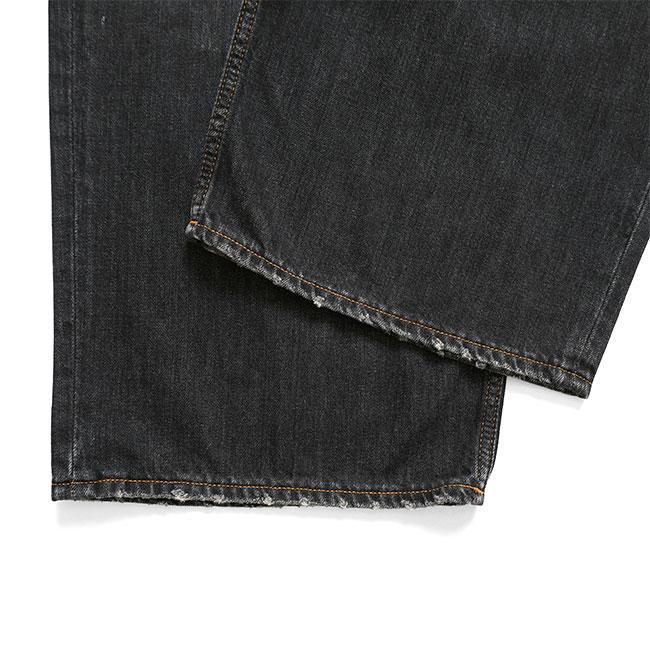 Acne Studios アクネストゥディオズ ペイント ルーズフィット ブラックトラファルガー ジーンズ 2023 U Black Trafalgar ジーパン デニム メンズ レディースの画像