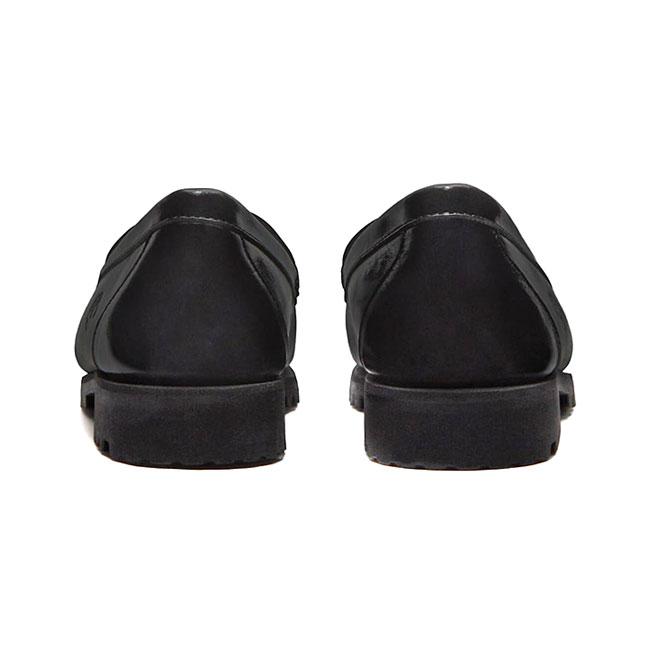 Timberland ティンバーランド オーセンティック レザーローファー A2MSCW02 黒 ブラック タッセル メンズの画像