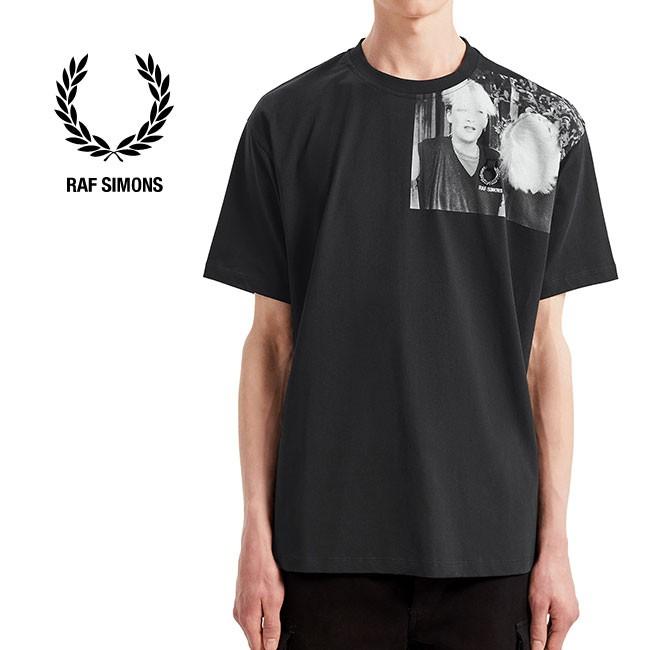 品質一番の Fred Perry by RAF SIMONS フレッドペリー ラフシモンズ フォトTシャツ SM7063 メンズ レディース