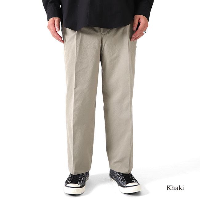 TIME SALE] WE WILL ウィーウィル ワイド タック チノパンツ W-007