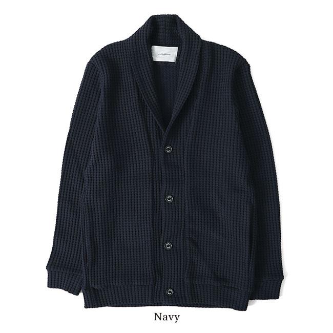 Sea Green シーグリーン オニワッフル ショールカラー