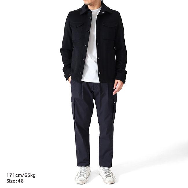HERNO ヘルノドライバーズジャケット ジップアップジャケット 異素材 46 ヘルノ HERNO ジップアップジャケット ドライバーズジャケット
