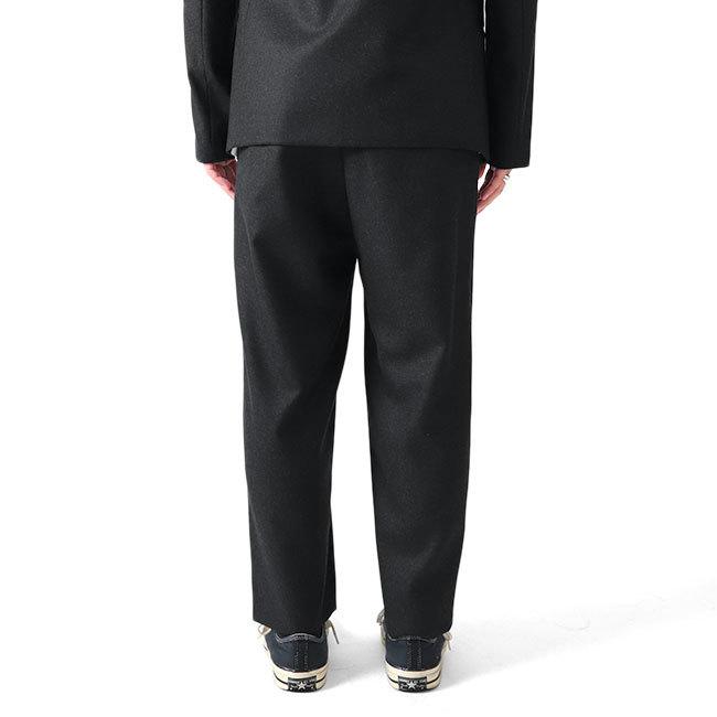 【美品】エイトン　スラックス・ウール・bacic pants・04・毛・ATON 美品】エイトン スラックス・ウール・bacic pants・04・毛・ATON