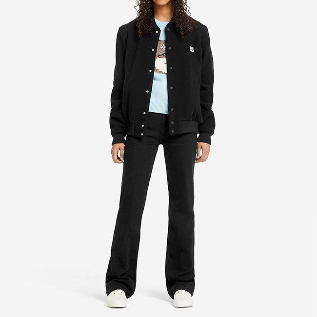 Maison Kitsune メゾンキツネ グレーフォックスヘッド ウール