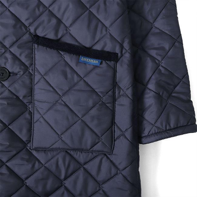 LAVENHAM ラベンハム ロングライン ファーライニング カラーレス