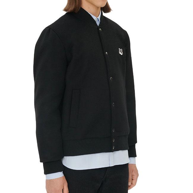 Maison Kitsune メゾンキツネ グレーフォックスヘッド キルト