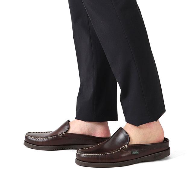 Paraboot パラブーツ BAHAMAS バハマ レザースリッポン モカシン 142203 革靴 スリッパ メンズの画像