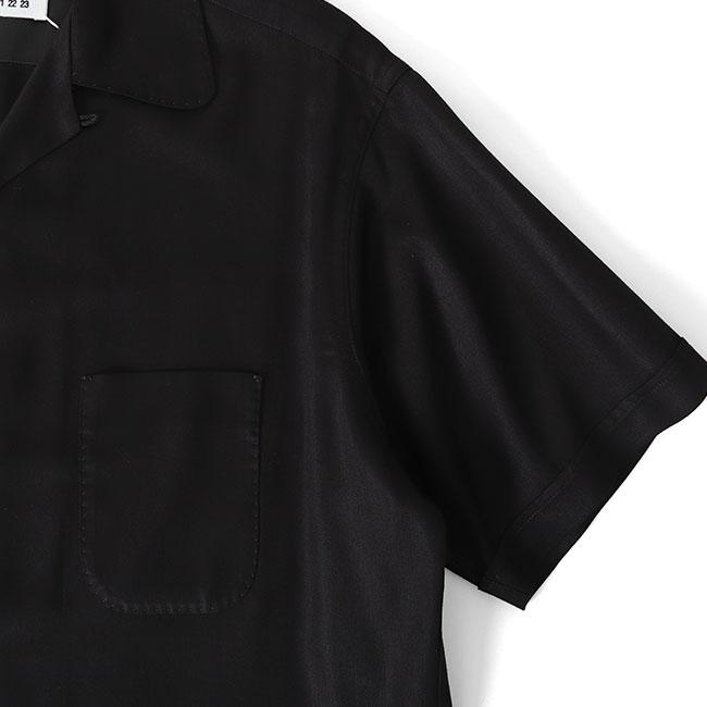 Maison Margiela メゾンマルジェラ レーヨン オープンカラー