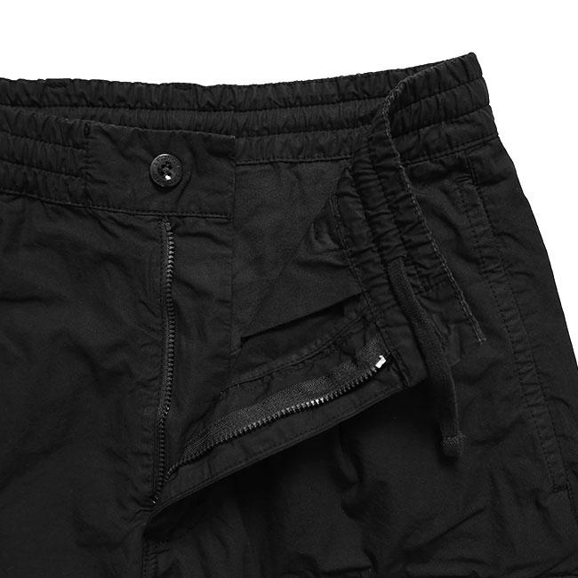 C.P. Company シーピーカンパニー Micro-Reps ガーメントダイ カーゴパンツ 20CMPA126A 黒 ブラック メンズの画像