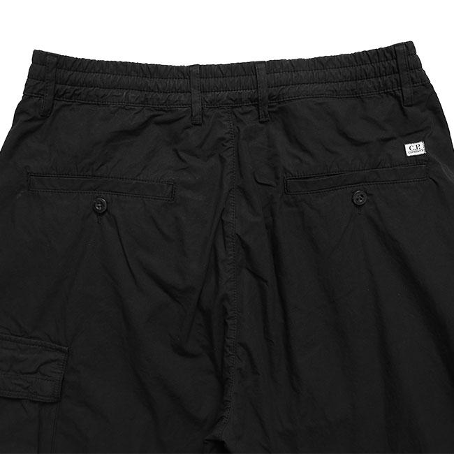 C.P. Company シーピーカンパニー Micro-Reps ガーメントダイ カーゴパンツ 20CMPA126A 黒 ブラック メンズの画像
