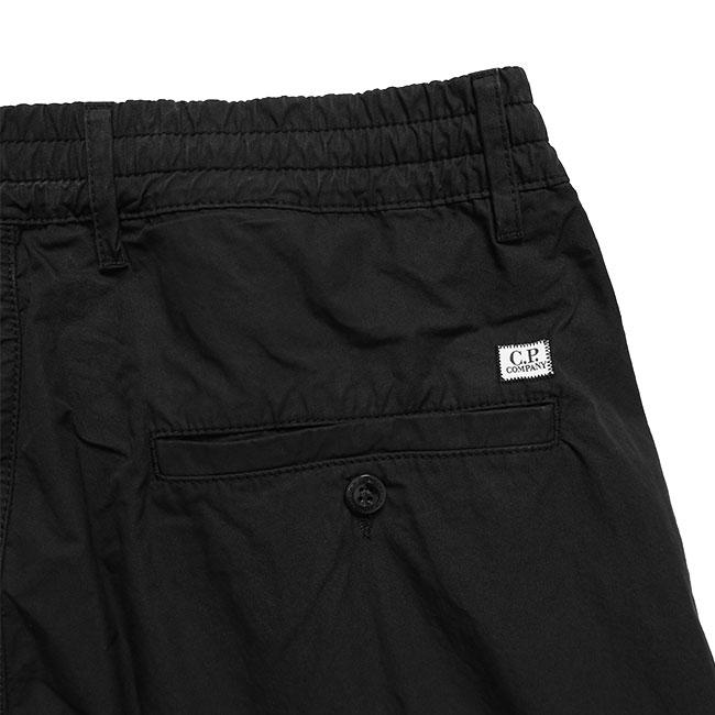 C.P. Company シーピーカンパニー Micro-Reps ガーメントダイ カーゴパンツ 20CMPA126A 黒 ブラック メンズの画像