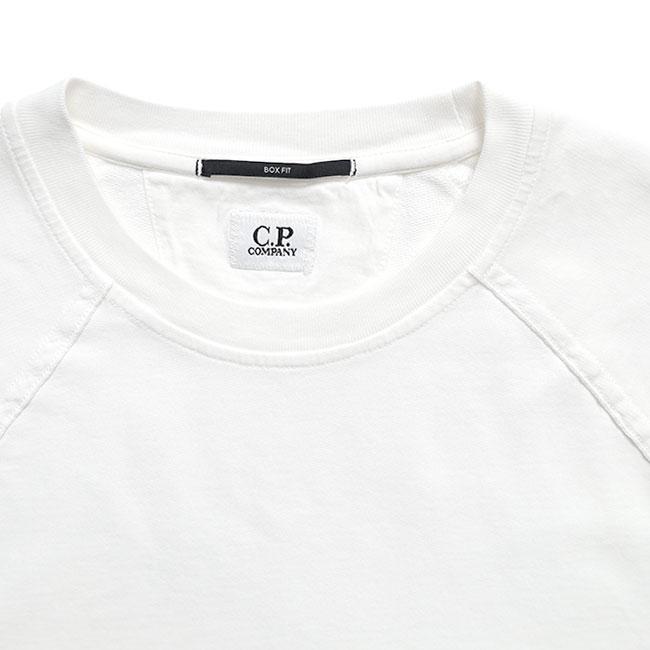 C.P. Company レンズTシャツ　アイボリー C.P. Company シーピーカンパニー レンズロゴ コットンフリース T
