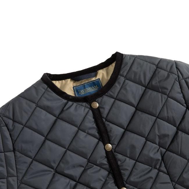 LAVENHAM ラベンハム CREW NECK COAT クルーネック キルティングコート