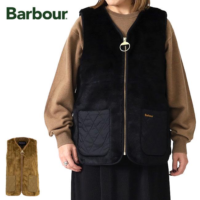 Barbour バブアー フェイクファー ベスト LGI0201 ジレ レディース