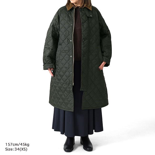 Barbour バブアー エクスモア キルティングコート MQU1867 ロング