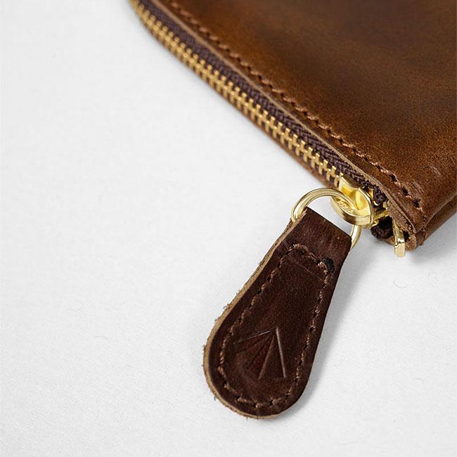 Nigel Cabourn レザーケース ブラウン ナイジェル・ケーボン】MAN / レザーグラスケース / LEATHER GLASS