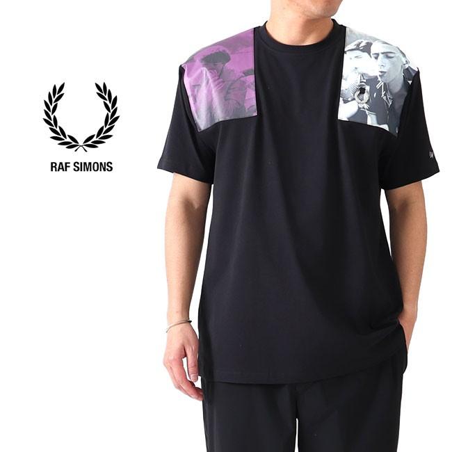 RAF SIMONS ラフシモンズ フレッドペリー コラボ 半袖シャツ L FRED PERRY × RAF SIMONS フレッドペリー ラフシモンズ フォト